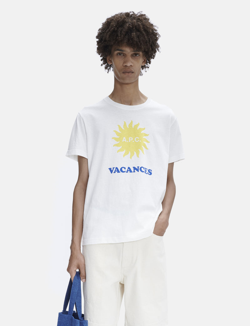 A.P.C. T-Shirt de Vacances H - Blanc