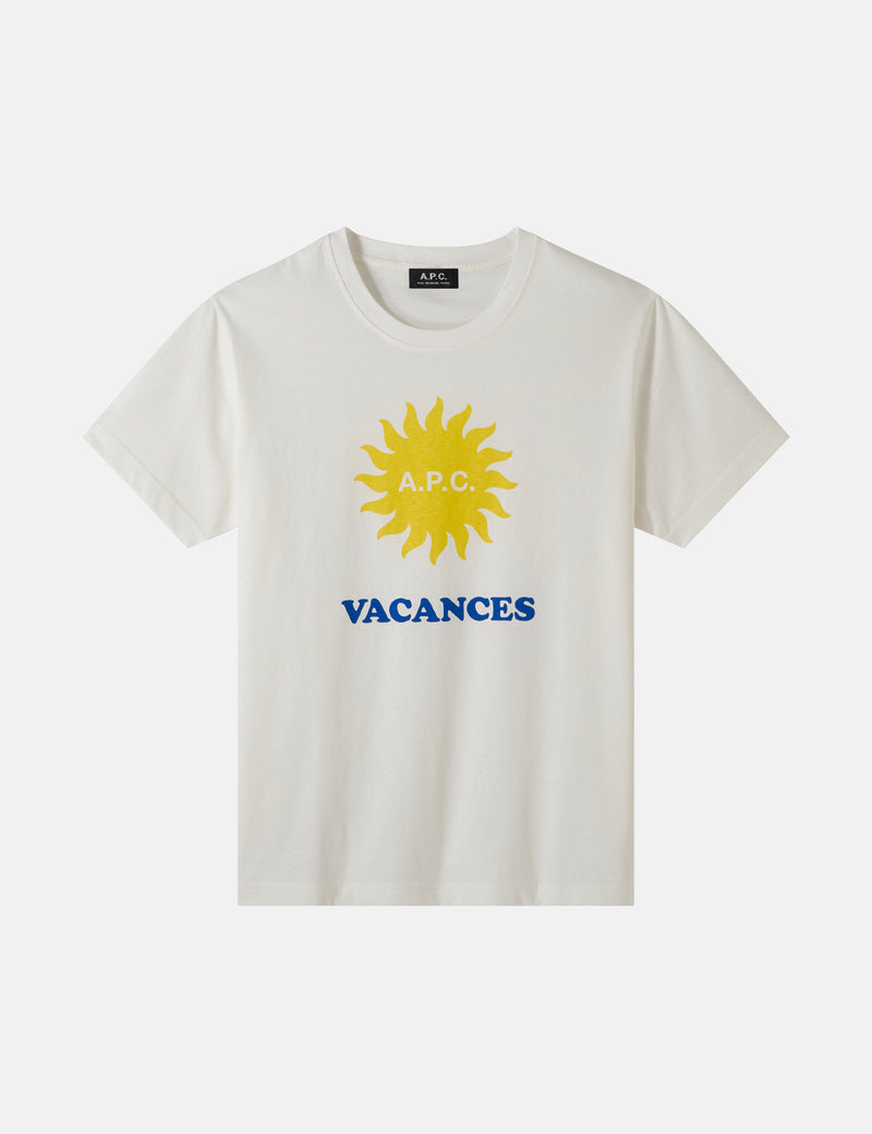 A.P.C. T-Shirt de Vacances H - Blanc