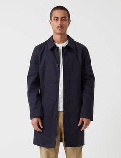 A.P.C. Mac Ville Trench Coat - Dark Navy Blue - Article