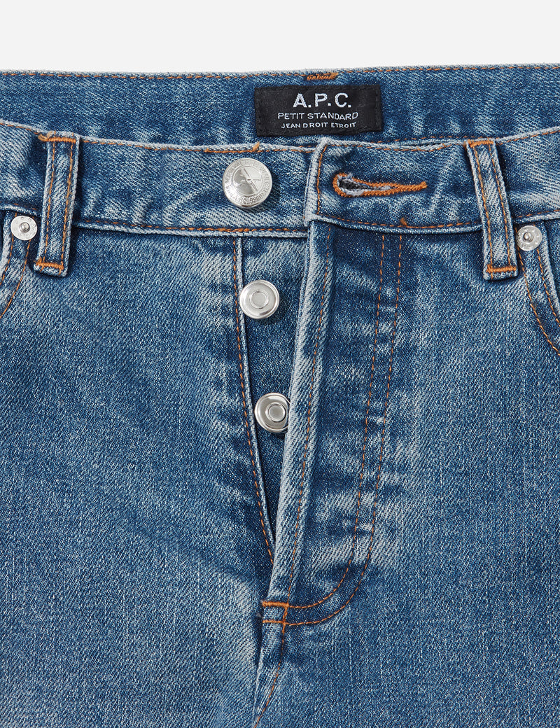 A.P.C. Petit Standard Jeans (Slim Straight) - Light Indigo Delave