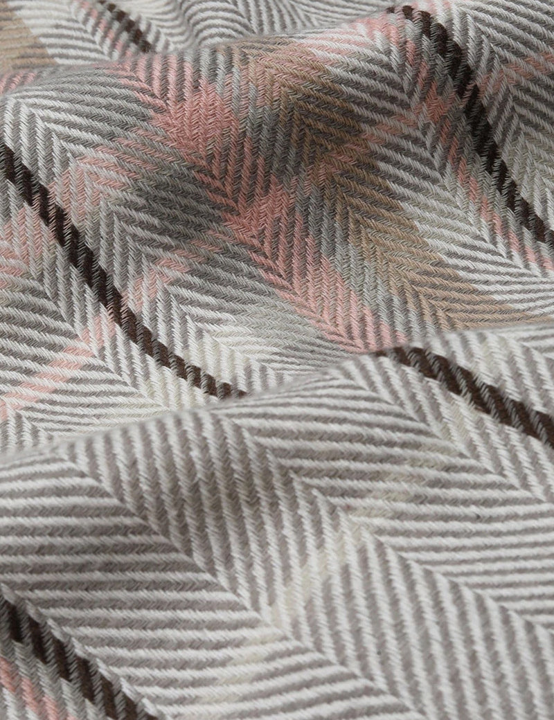 Corridor Acid Plaid CPO Shirt - Cactus Flower Grey