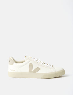 Veja Campo Chromefree Leather Trainers - Extra White/Natural Suede