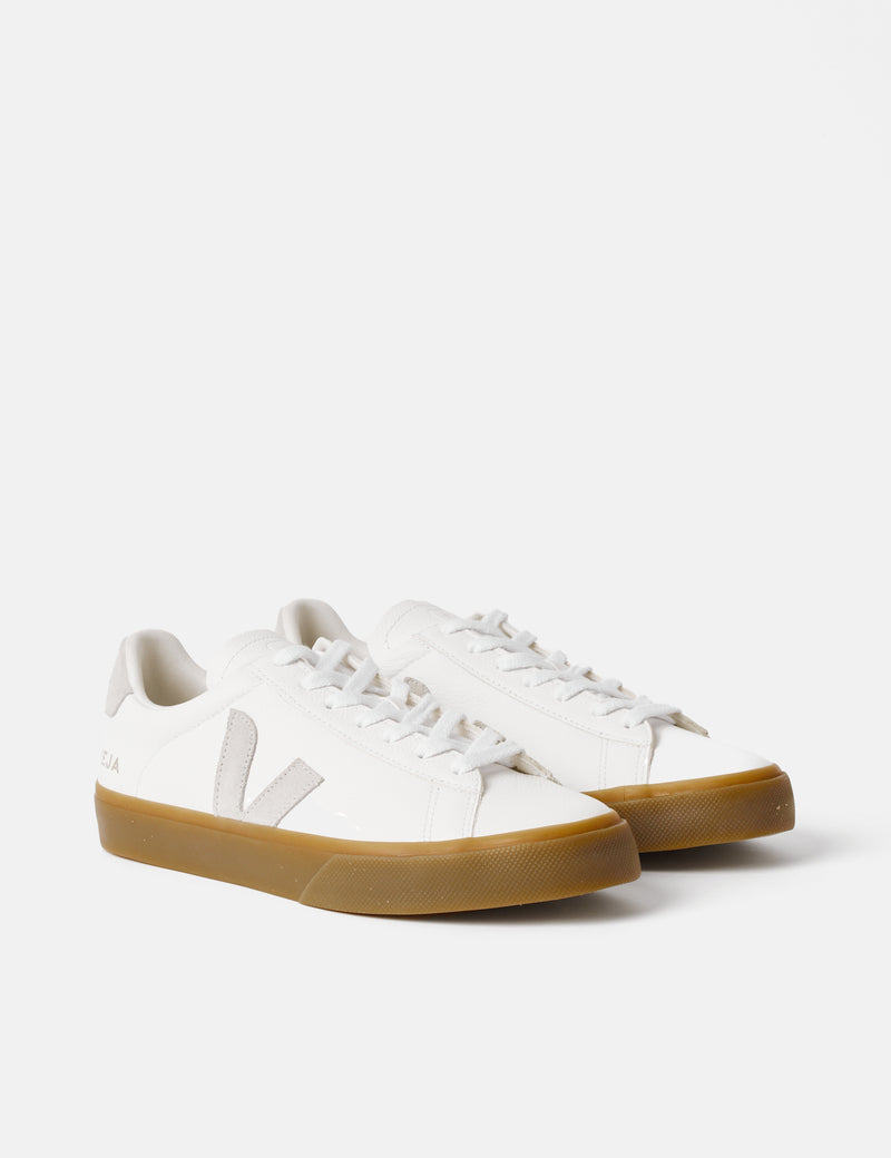 Veja Campo Trainers (Chromefree Leather) - Extra White/Natural/Natural
