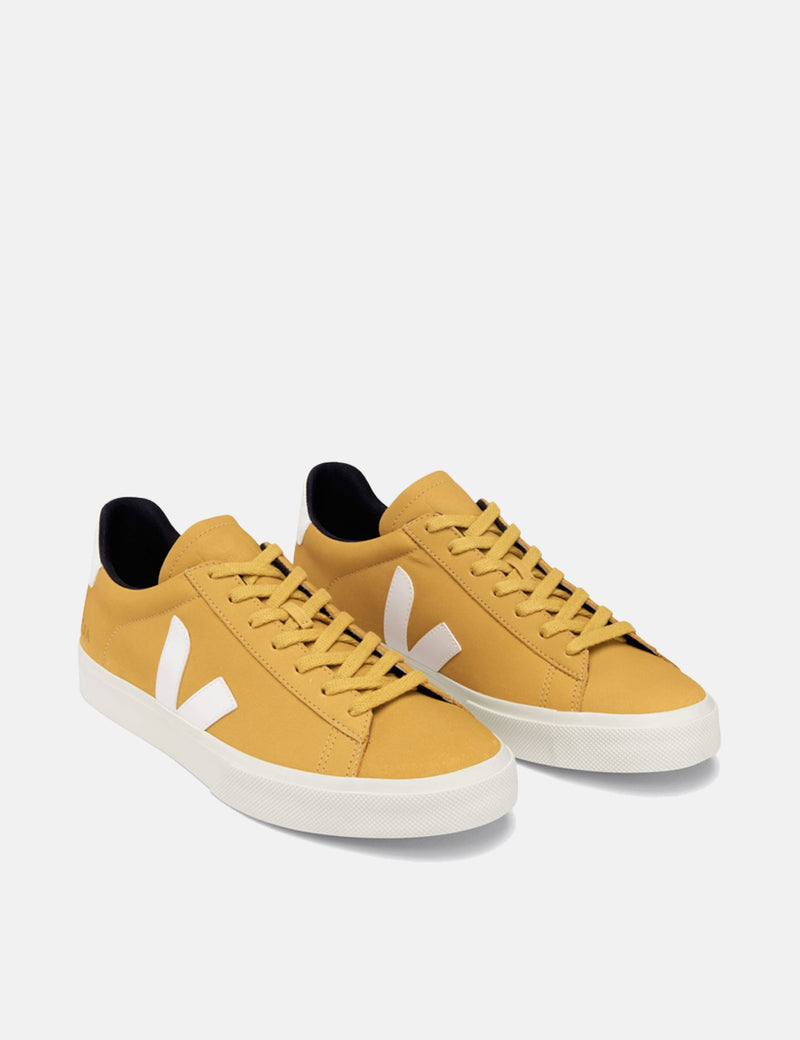 Veja Campo Trainers (Nubuck) - Moutarde White