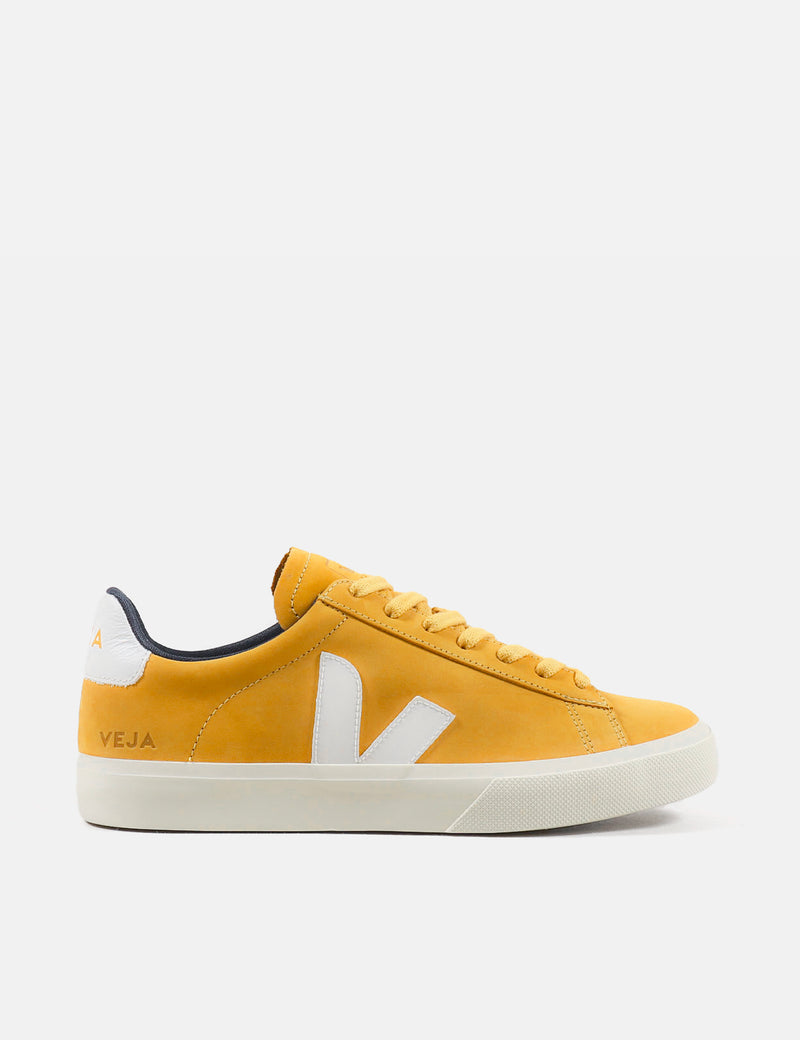 Veja Campo Trainers (Nubuck) - Moutarde White