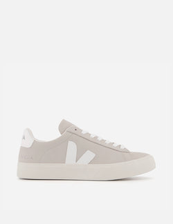 Women's Veja Campo Trainers (Nubuck) - Natural White