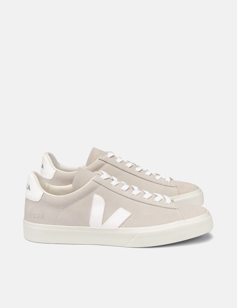 Veja Campo Trainers (Nubuck) - Natural White