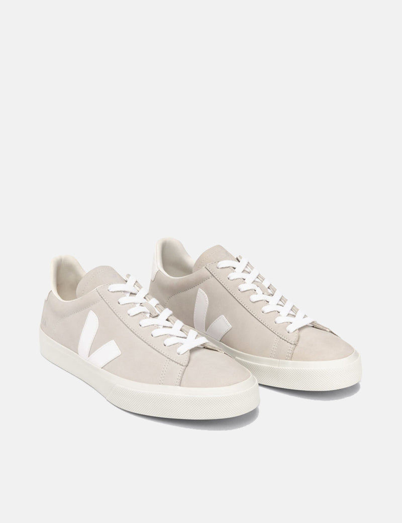 Veja Campo Trainers (Nubuck) - Natural White