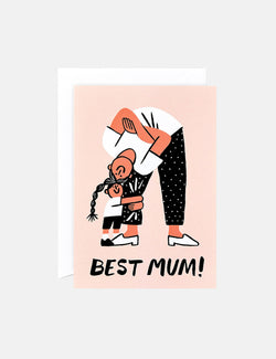 Wrap Magazine Best Mum Card - Pink
