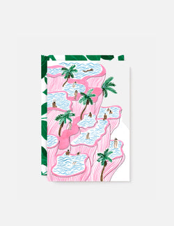 Wrap Magazine Pamukkale Card - Pink