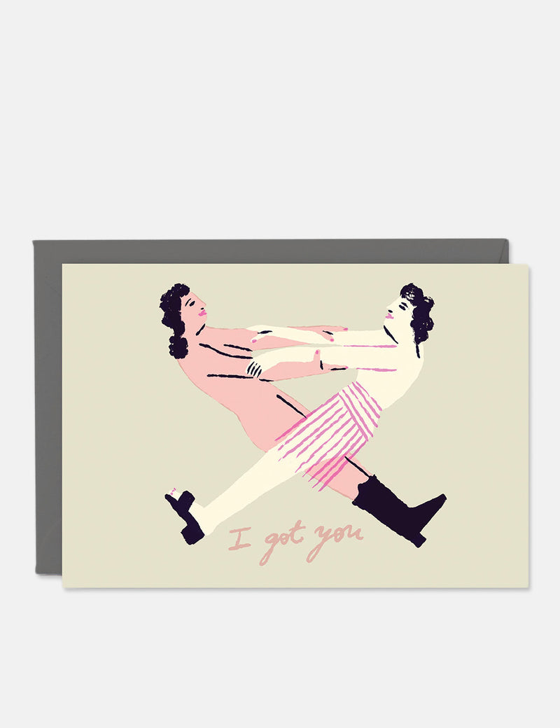 Wrap Magazine I Got You Card - Beige