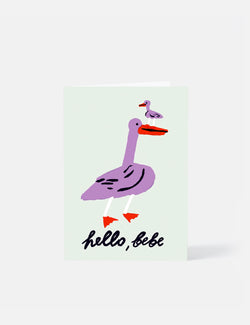 Wrap Magazine Hello Bebe Card - Purple