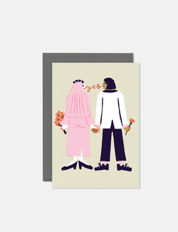 Wrap Magazine Say Yes Card - Pink