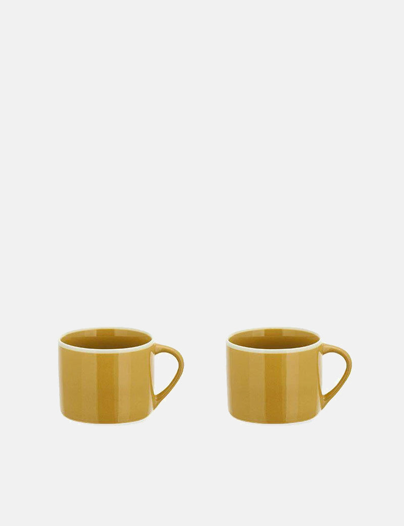 Nkuku Datia Small Mug (Set of 2) - Mustard
