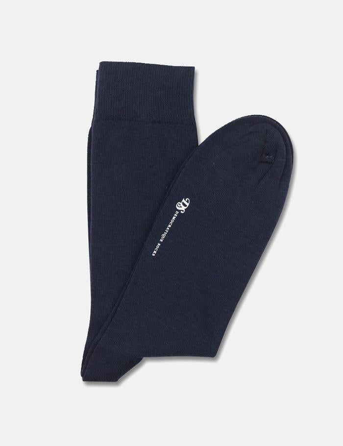 Democratique Solid Socks - Navy Blue - Article