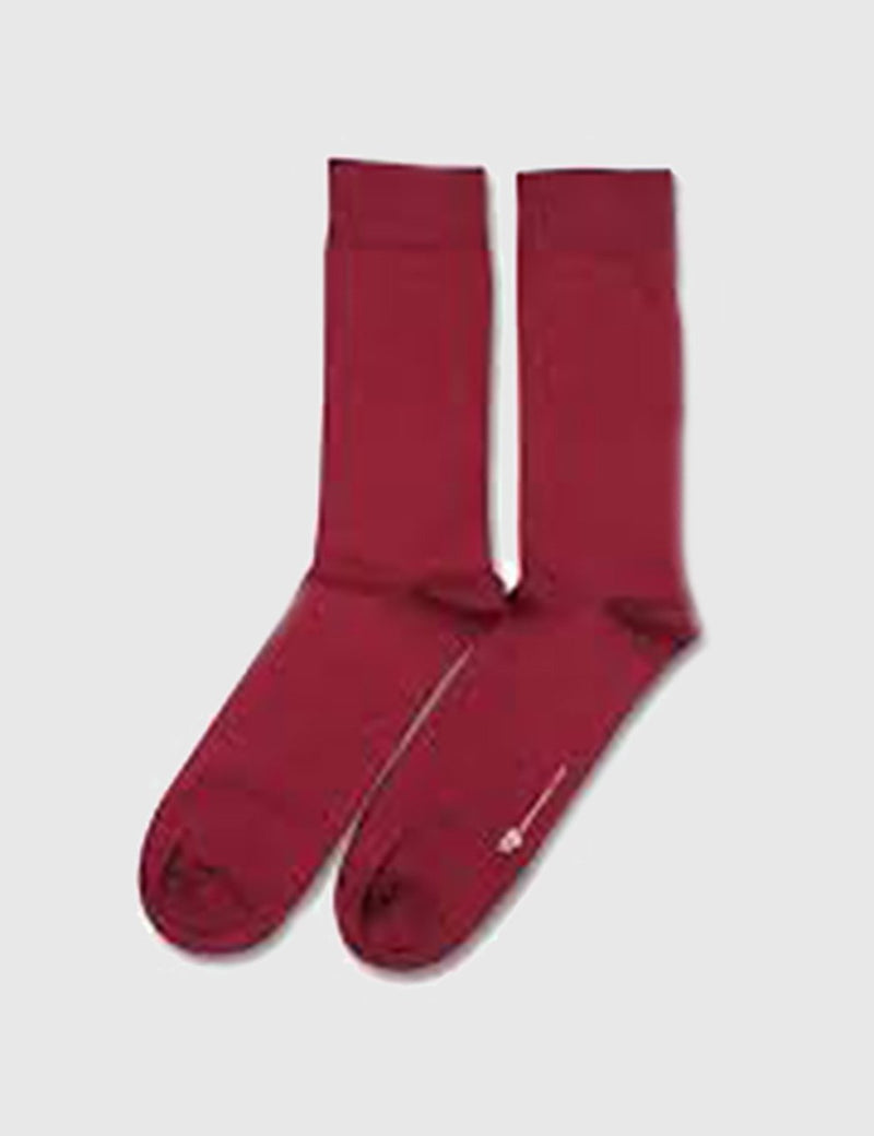Democratique Solid Socks - Red Wine - Article