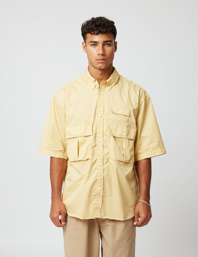 Eastlogue Scout Half-Placket Shirt - Mustard