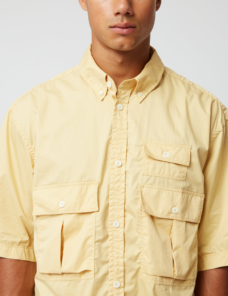 Eastlogue Scout Half-Placket Shirt - Mustard