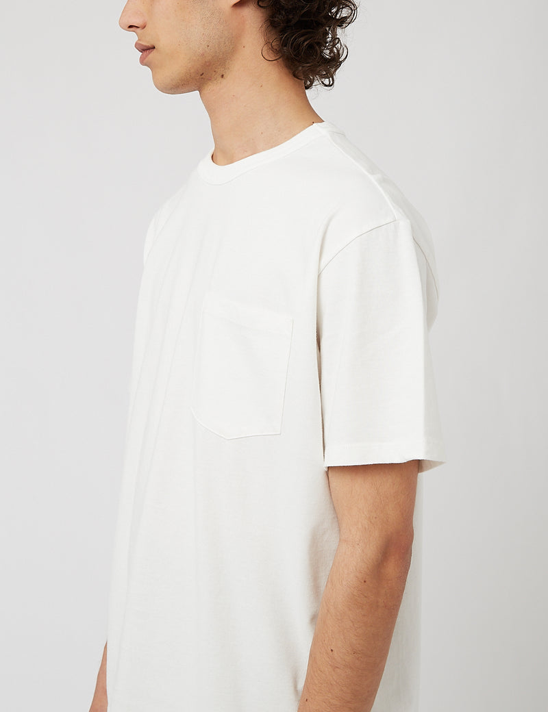 Eastlogue One Pocket T-Shirt - Off White
