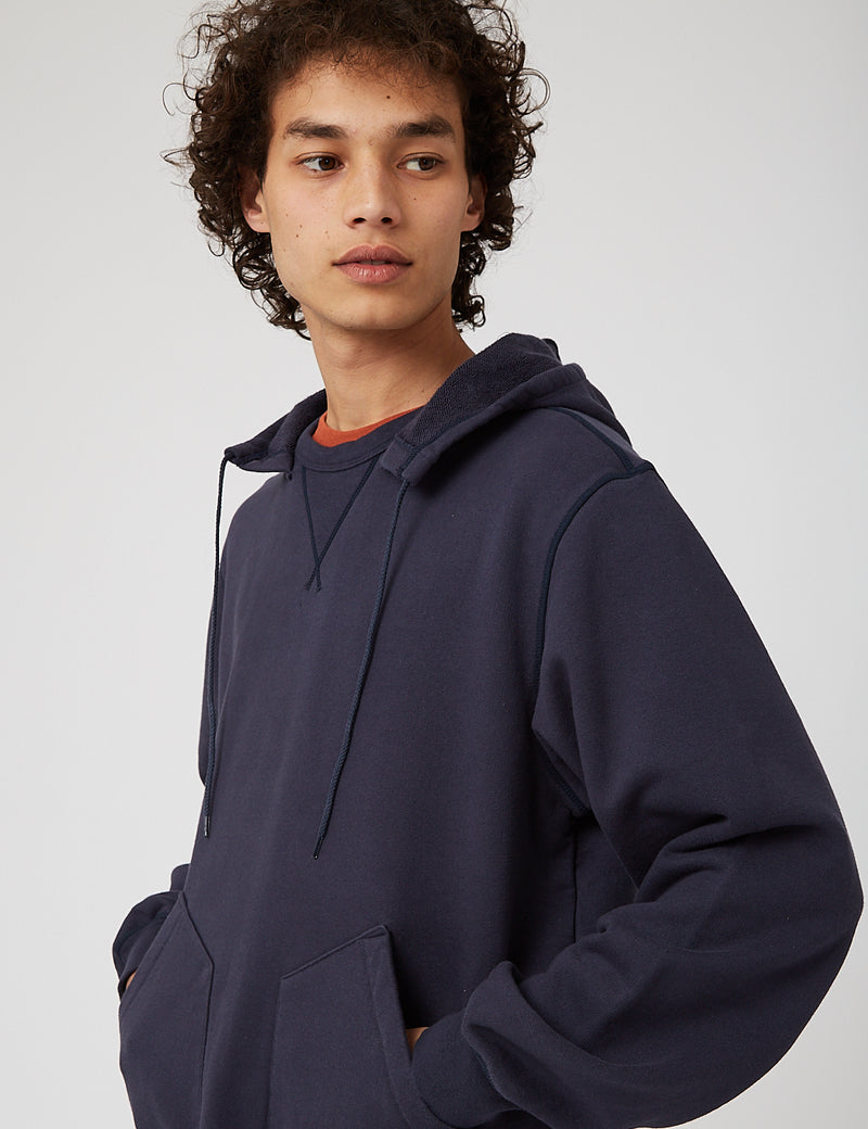 Eastlogue Hooded Sweatshirt - Navy Blue