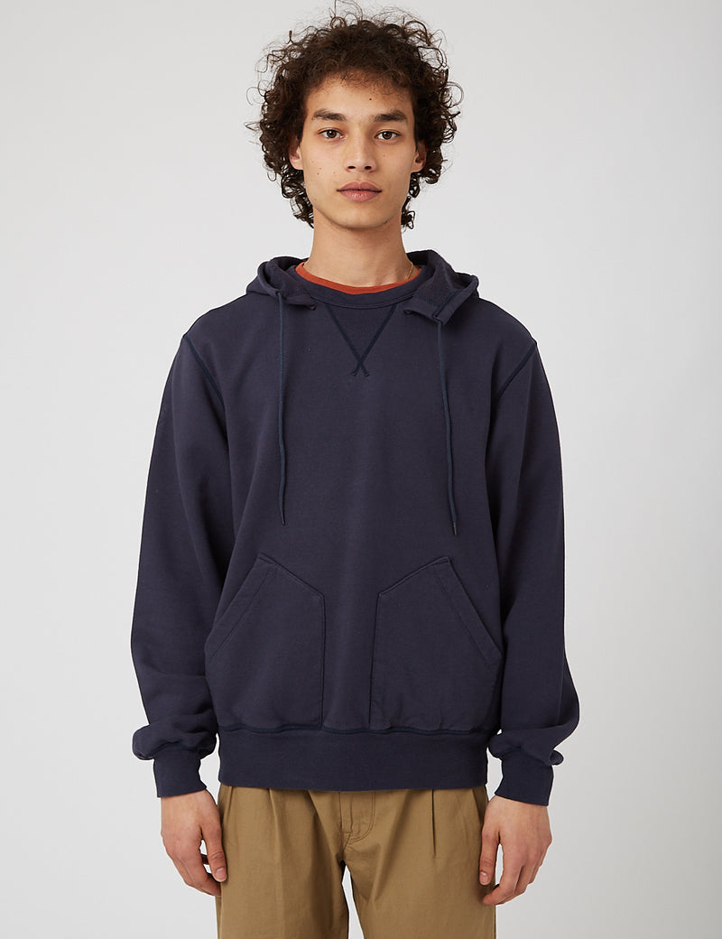 Eastlogue Hooded Sweatshirt - Navy Blue