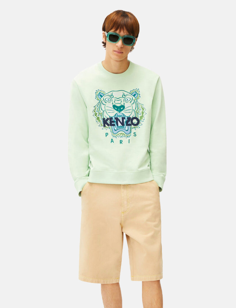 Kenzo Tiger Original Sweatshirt - Mandelgrün