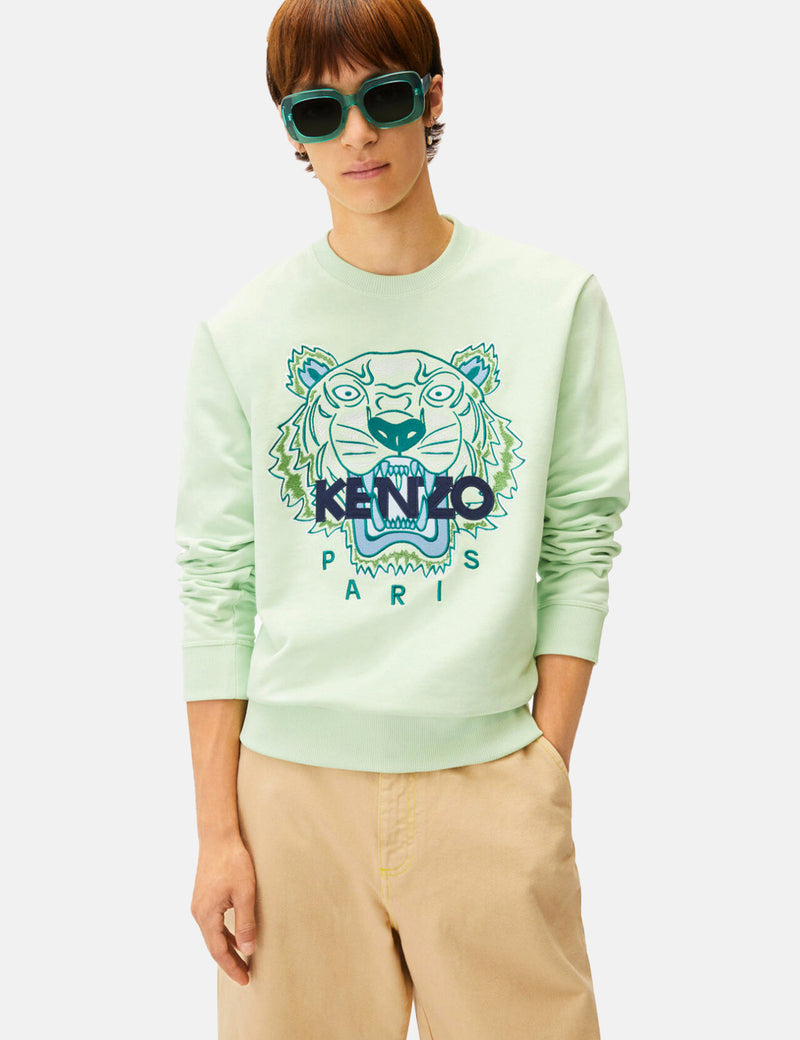 Kenzo Tiger Original Sweatshirt - Mandelgrün