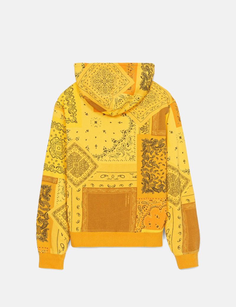 Klassisches Kapuzen-Sweatshirt mit Kenzo-Print - Goldgelb