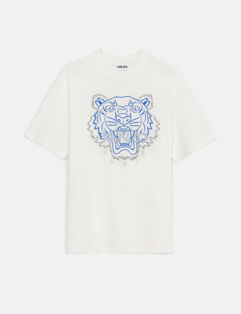 T-Shirt Kenzo Tiger Seasonal Relaxed - Blanc