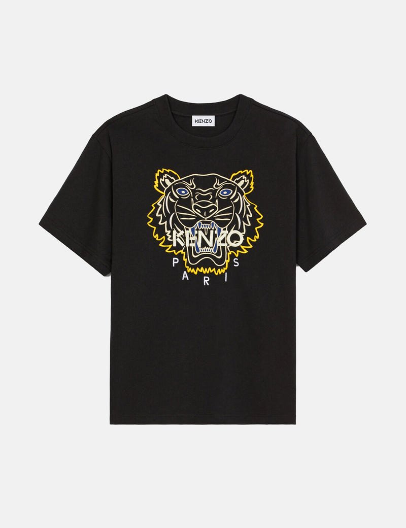 T-Shirt Décontracté Saisonnier Kenzo Tiger - Noir