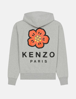 Kenzo 'Boke Flower' Übergroßes Kapuzen-Sweatshirt - Perlgrau
