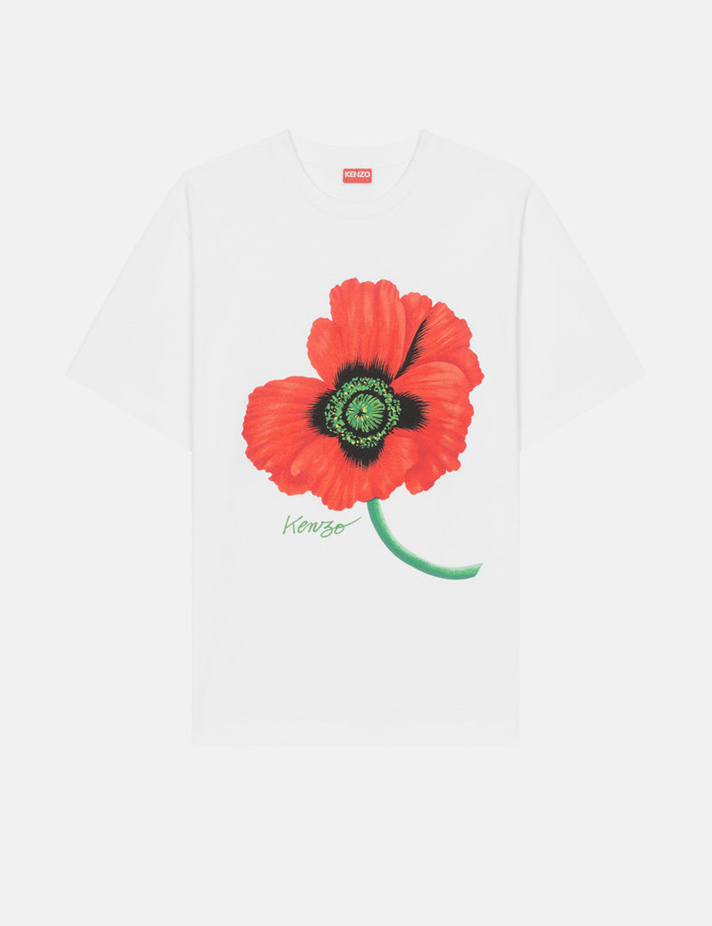 Kenzo T-Shirt 'Poppy' - Blanc