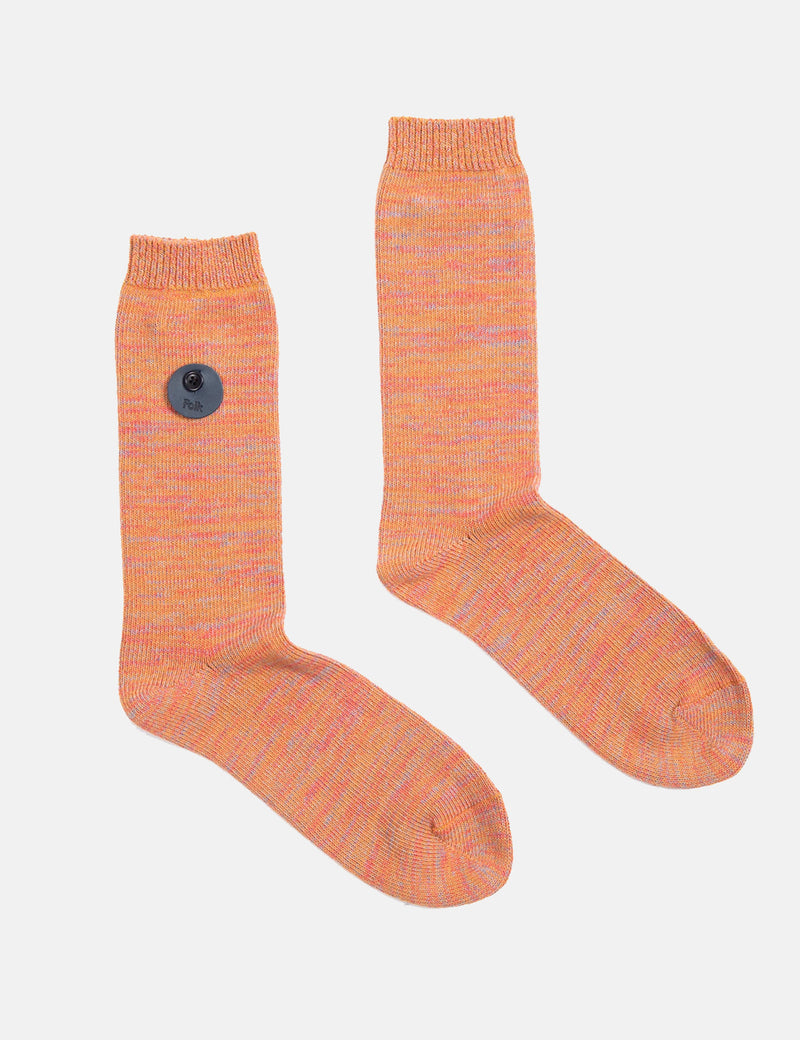 Folk Melange Socks - Autumnal