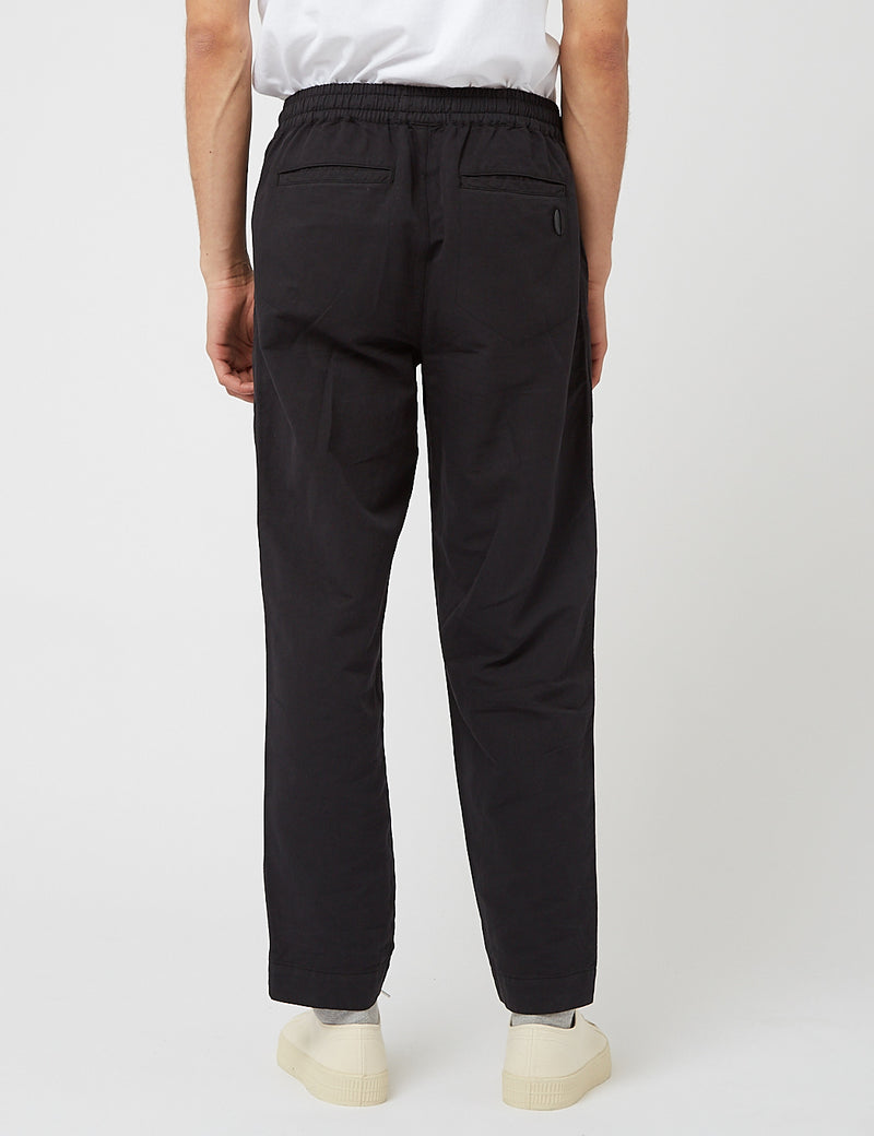 Pantalon d'assemblage Folk Drawcord - Soft Black