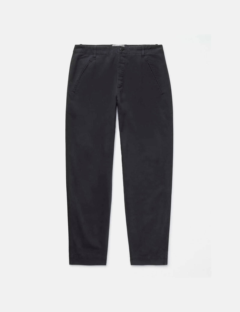 Folk Assembly Cord Pant (Relaxed/Tapered) - Black