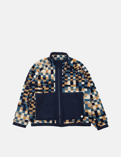 Folk Signal Fleece - Warp Checkerboard