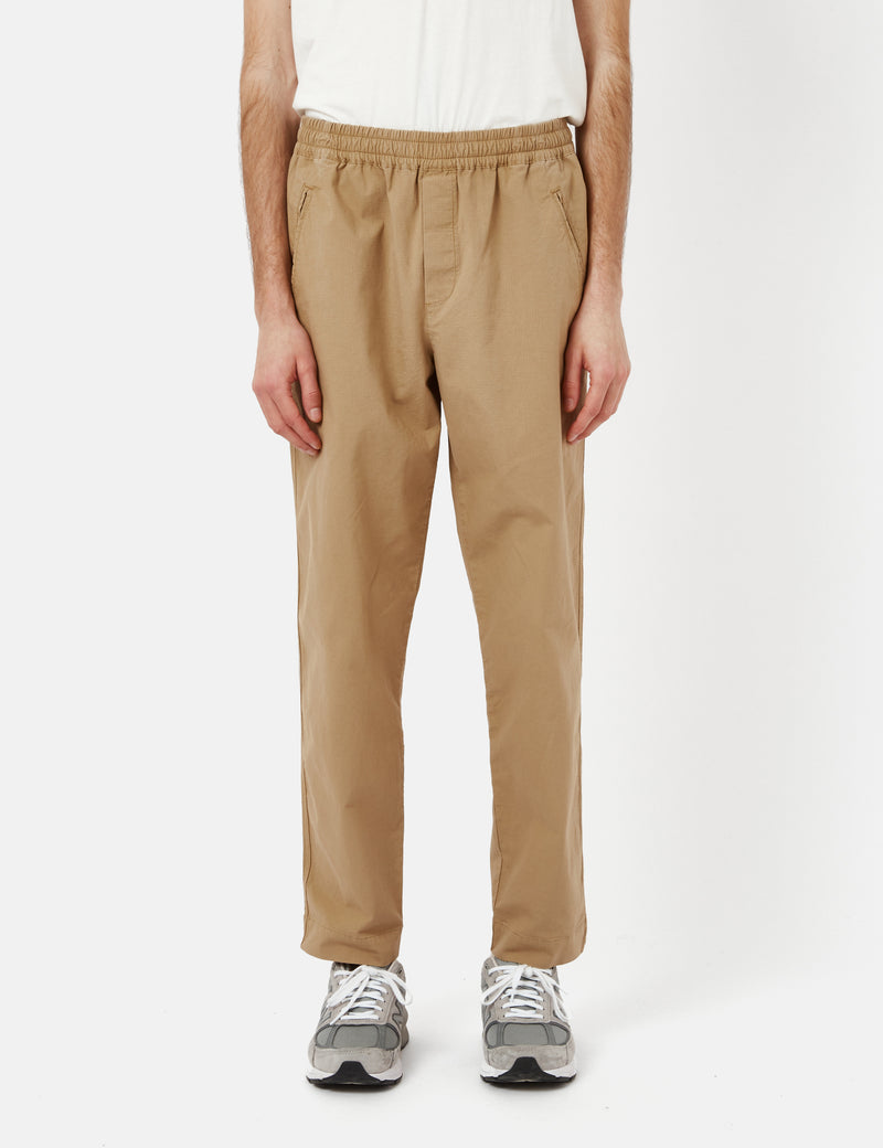 Folk Drawcord Assembly Ripstop Pant (Relax Tapered) - Tan Brown