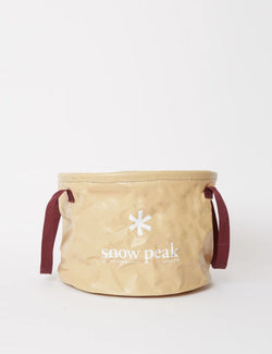 Snow Peakジャンボキャンプバケット-ベージュ