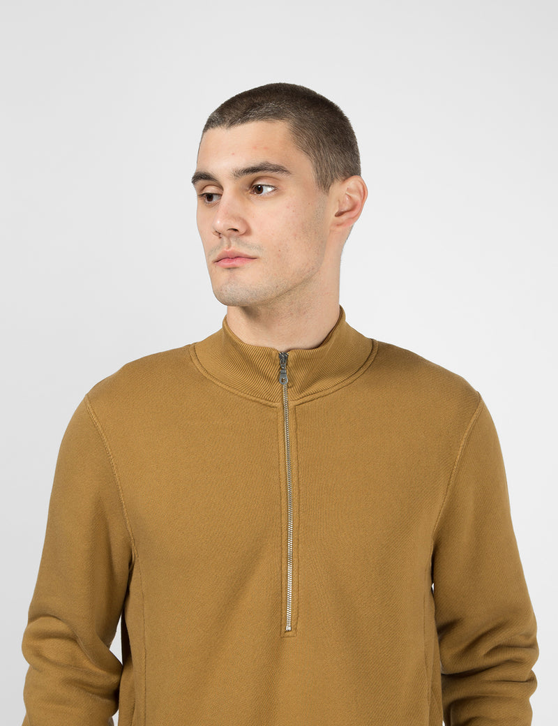 Folk Everyday Funnel Sweatshirt - Dark Fawn