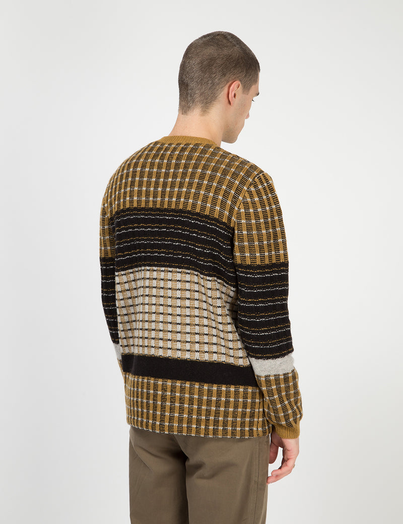 Folk Fraction Jumper - Dark Fawn/Multi