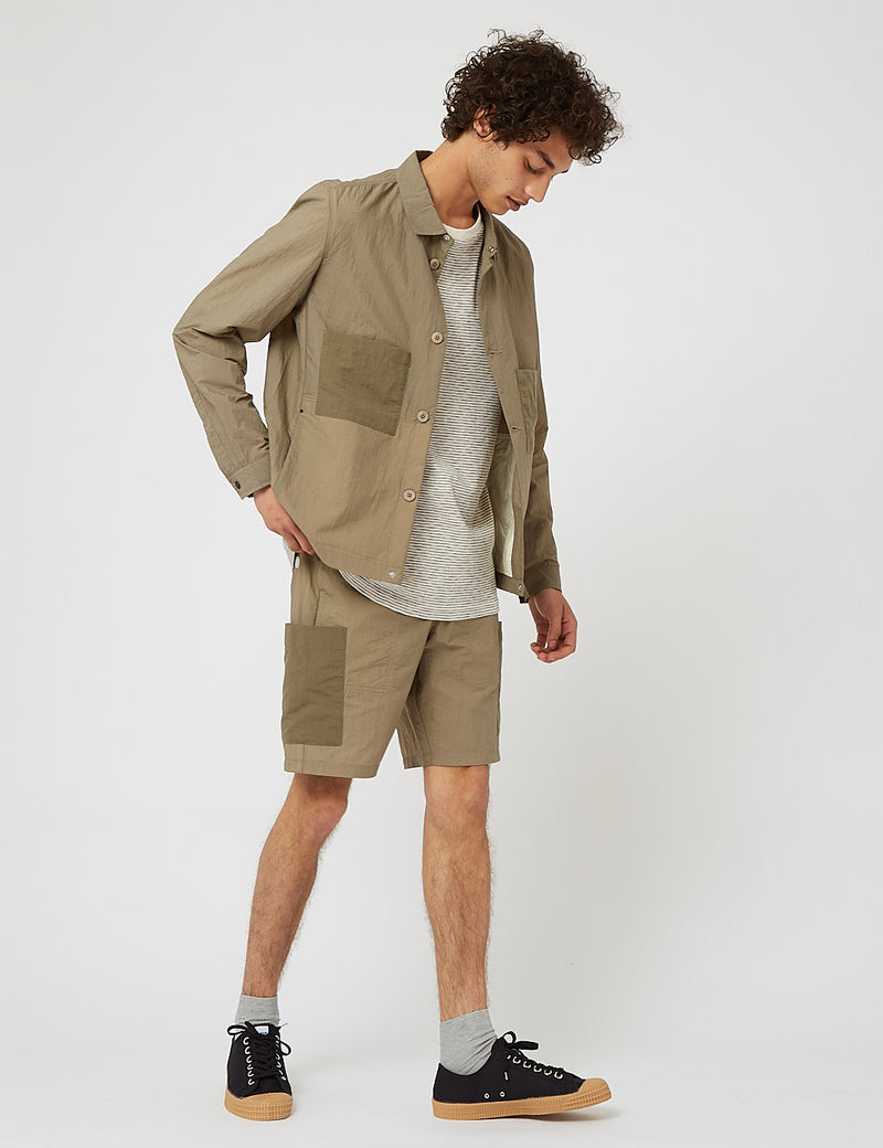 Folk Stack Jacket - Olive Green
