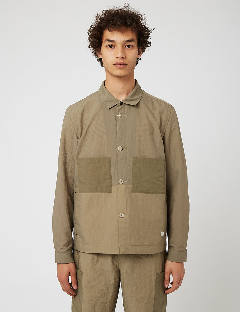 Folk Stack Jacket - Olive Green
