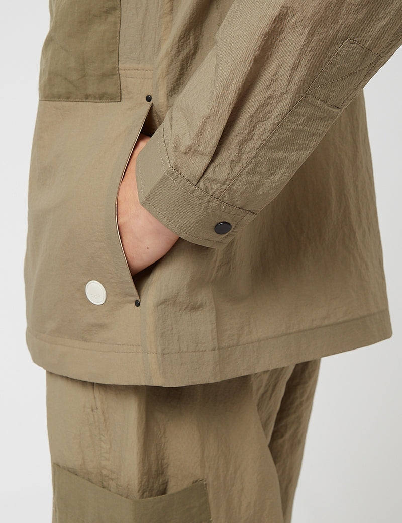 Folk Stack Jacket - Olive Green