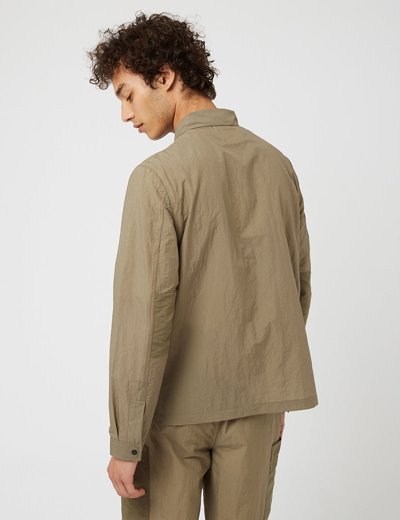 Folk Stack Jacket - Olive Green