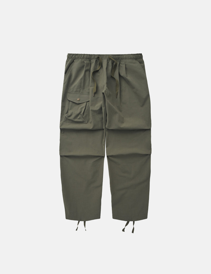 Frizmworks Army Two Tuck Relaxed Pants - Olive Green