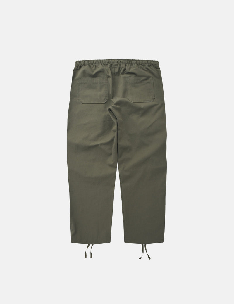 Frizmworks Army Two Tuck Relaxed Pants - Olive Green