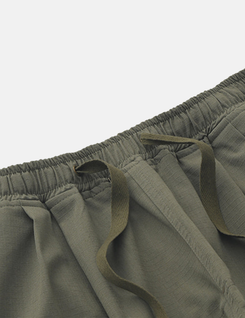 Frizmworks Army Two Tuck Relaxed Pants - Olive Green