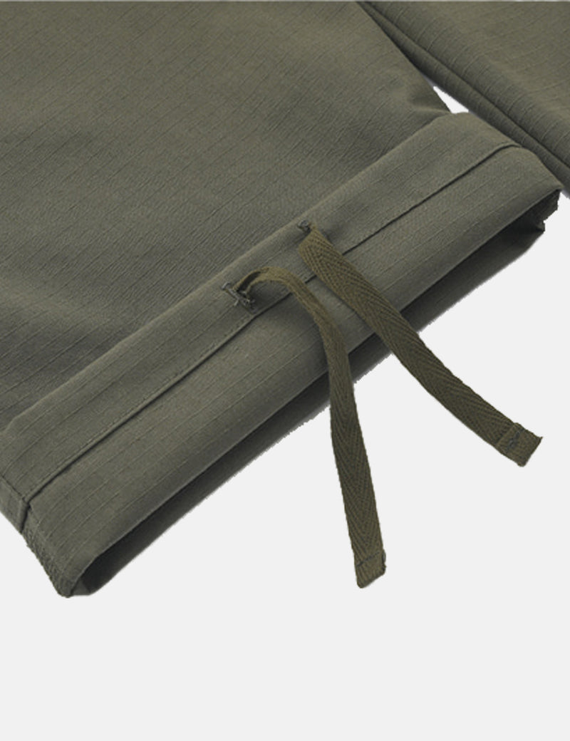 Frizmworks Army Two Tuck Relaxed Pants - Olive Green