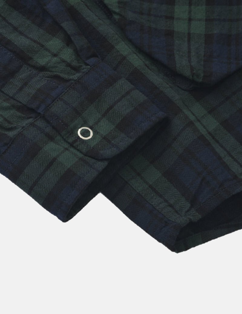 Frizmworks Multi Pocket Shirt Jacket - Black Watch Tartan