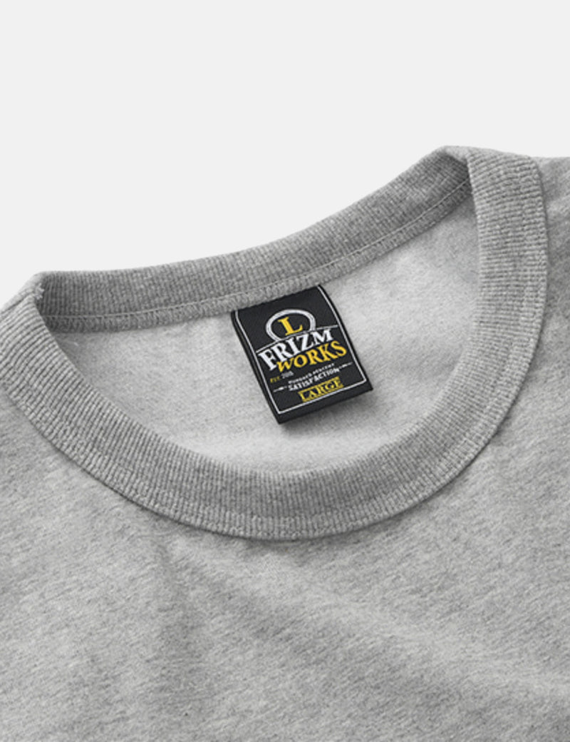Frizmworks Shirt Sleeve Layered T-Shirt - Grey